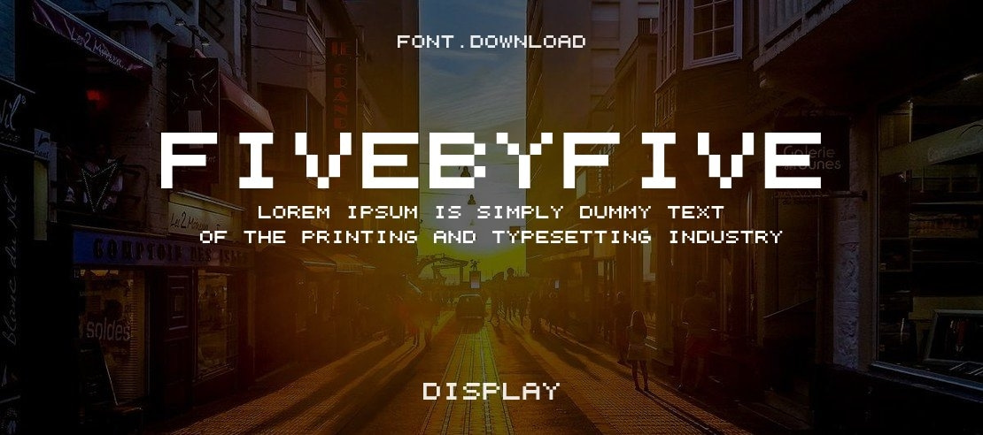 FiveByFive Font