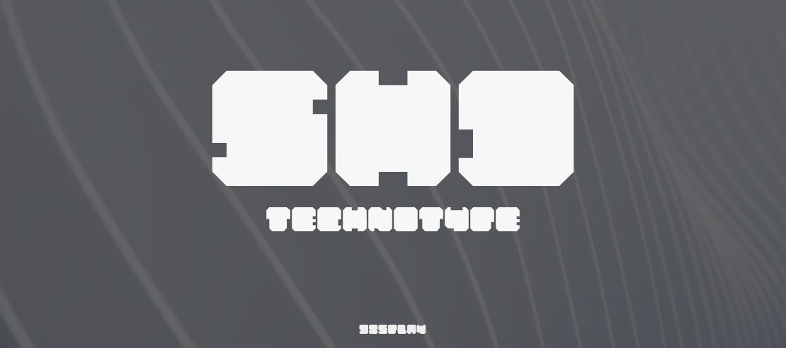 SHD TechnoType Font Family