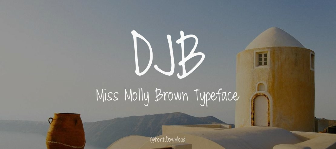 DJB Miss Molly Brown Font