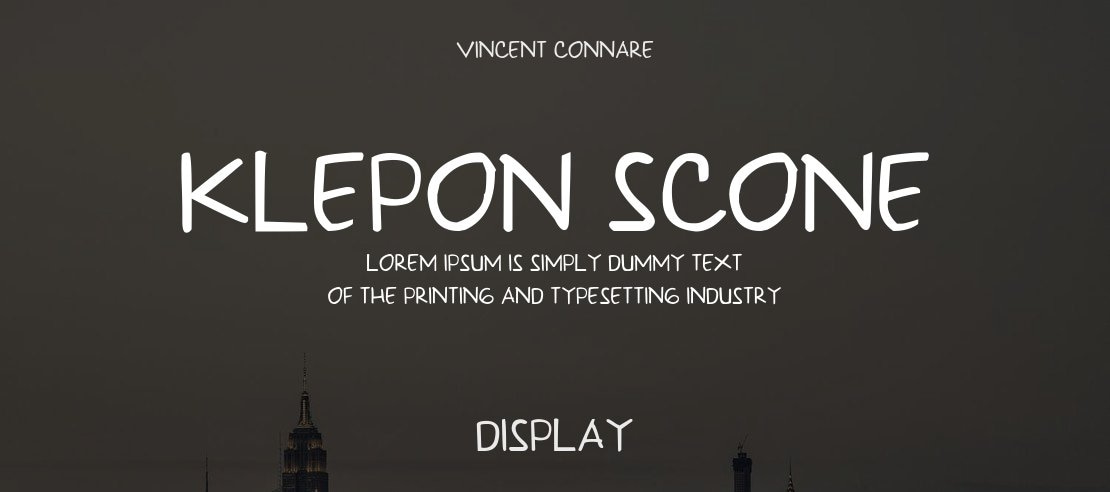 Klepon Scone Font