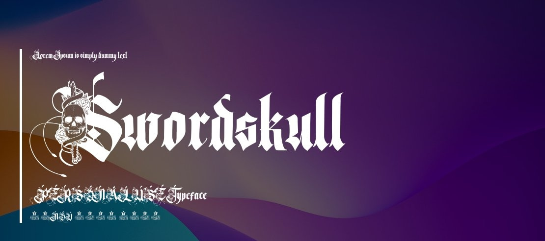 Swordskull PERSONAL USE Font