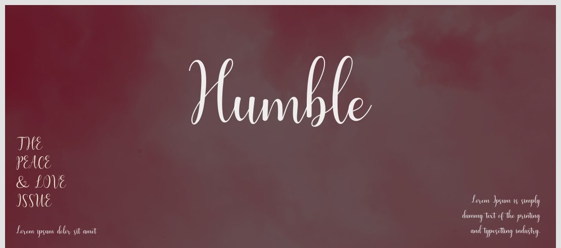 Humble Font