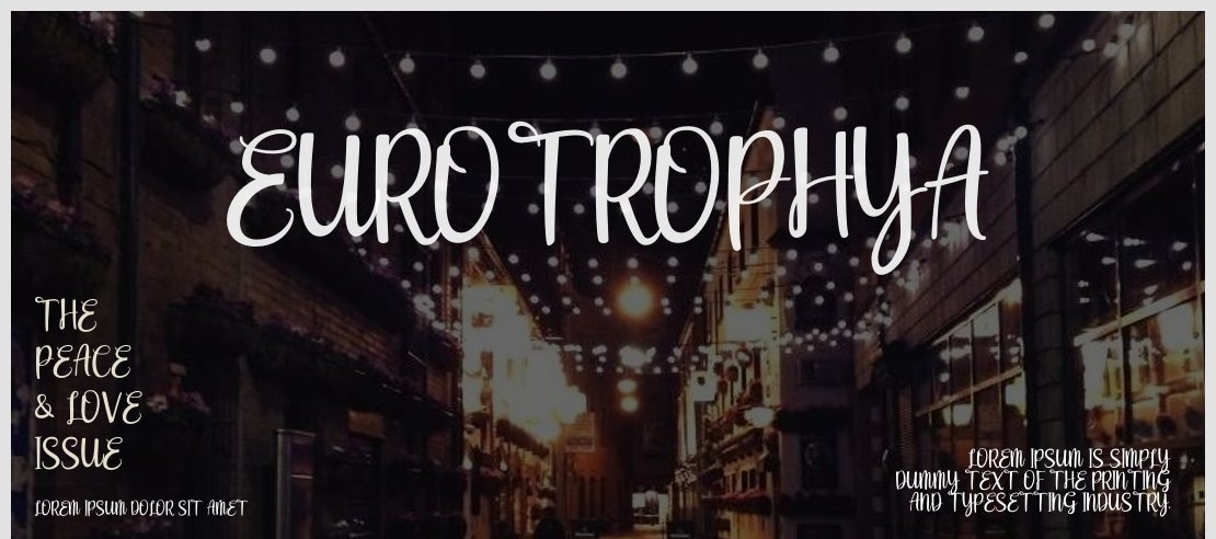 Eurotrophya Font