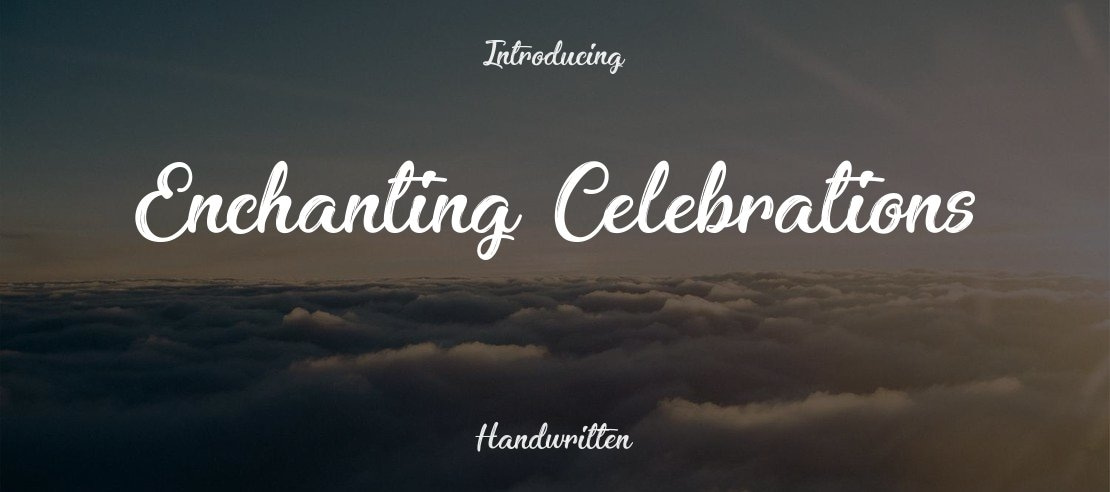 Enchanting Celebrations Font