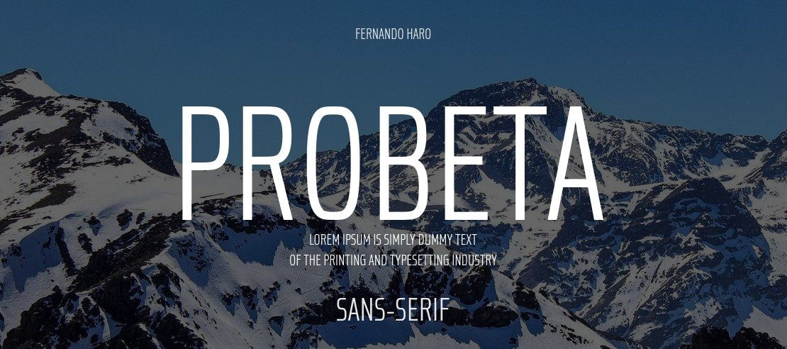 Probeta Font Family