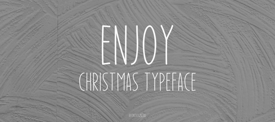Enjoy Christmas Font