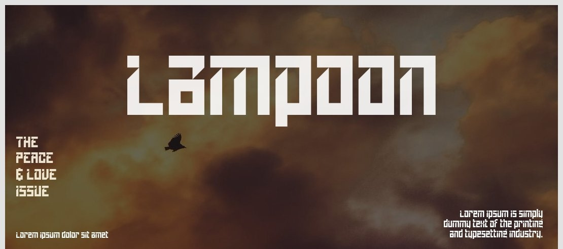 Lampoon Font