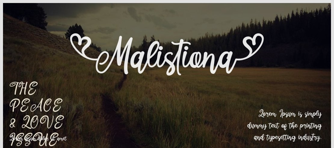 Malistiona Font