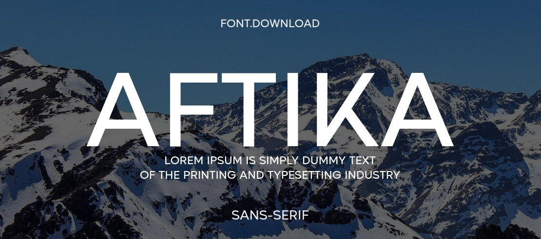 Aftika Font