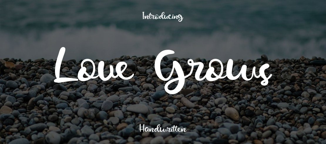 Love Grows Font