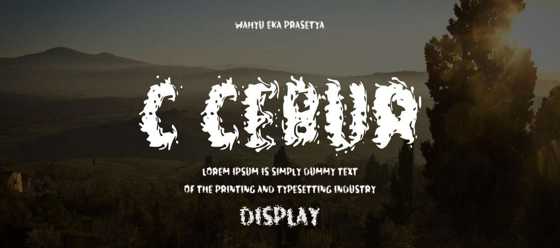 c Cebur Font