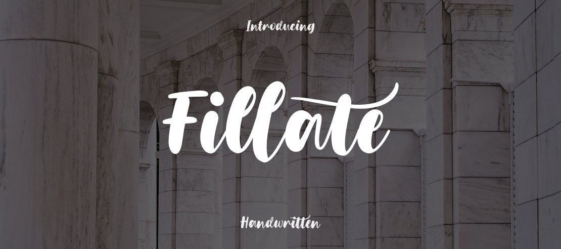 Fillate Font Family