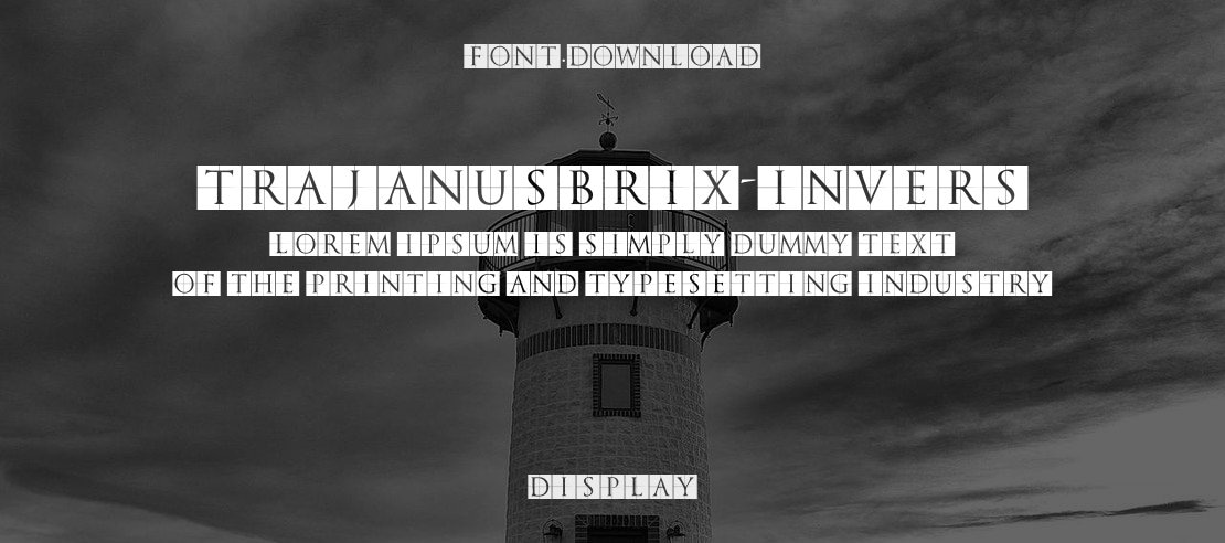 TrajanusBriX-Invers Font Family