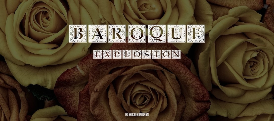 Baroque Explosion Font