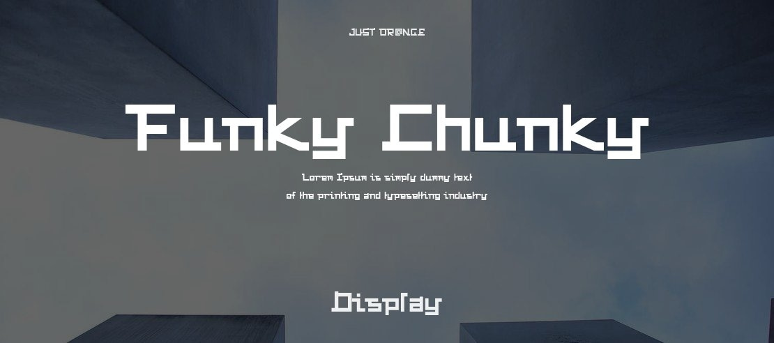 Funky Chunky Font