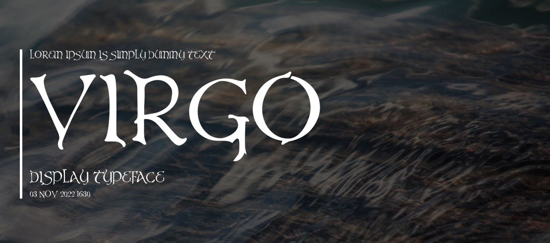 Virgo Display Font Family