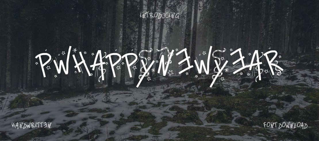 PWHappyNewYear Font