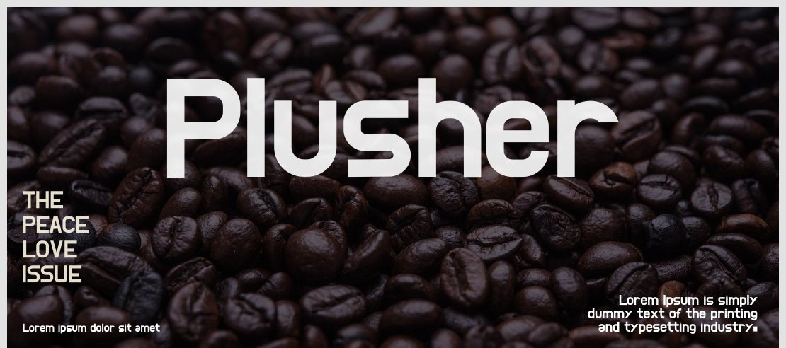 Plusher Font