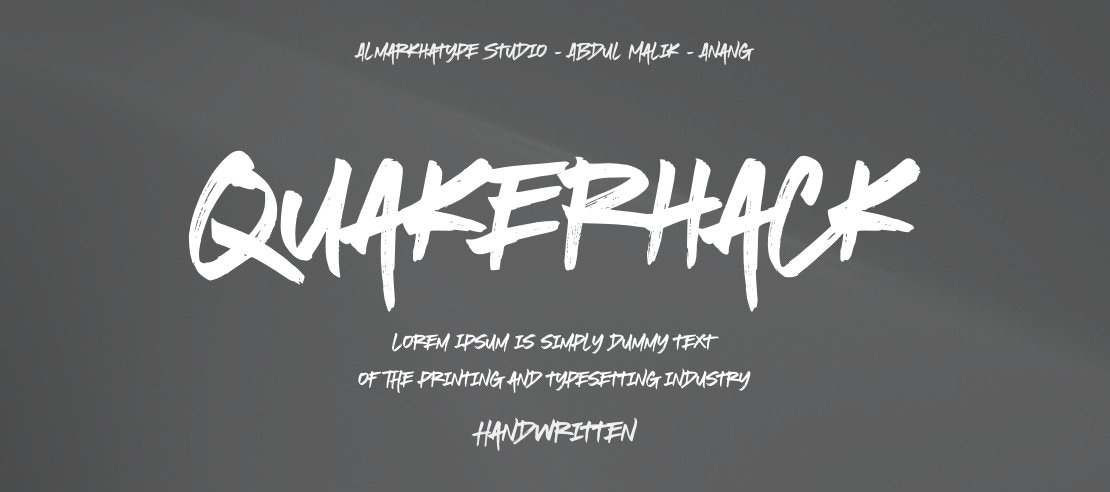 Quakerhack Font