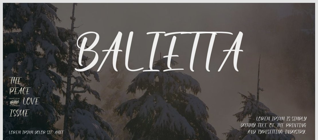 Balietta Font