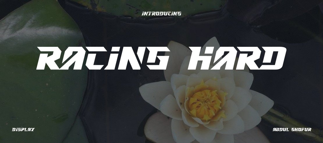 RACING HARD Font