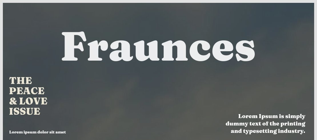 Fraunces Font Family