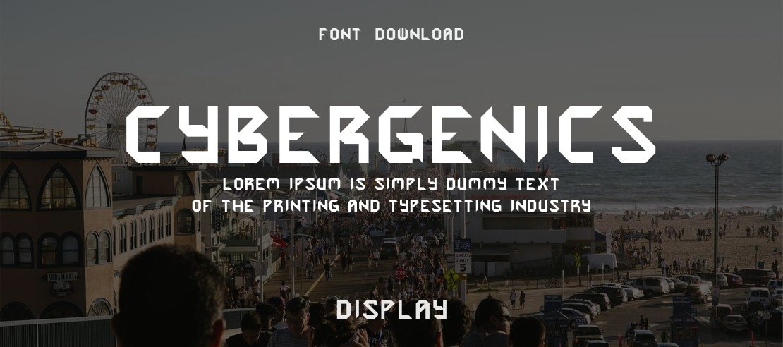 Cybergenics Font