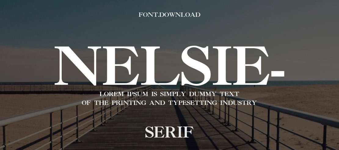 Nelsie- Font Family