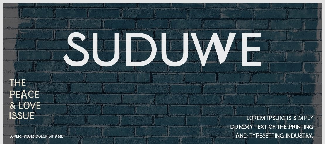 Suduwe Font