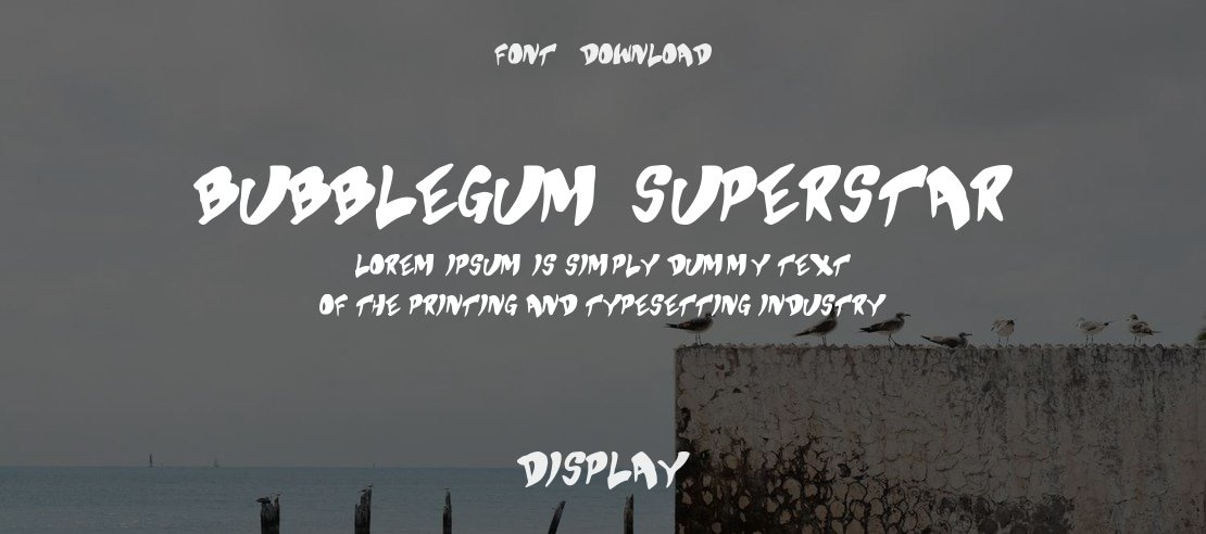 Bubblegum Superstar Font