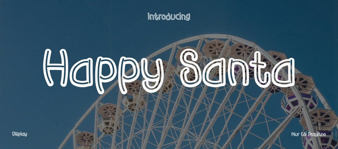 Happy Santa Font