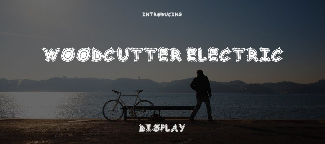 woodcutter Electric Font