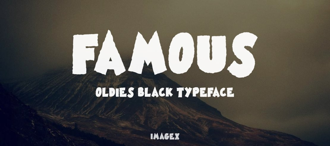 Famous Oldies Black Font Family