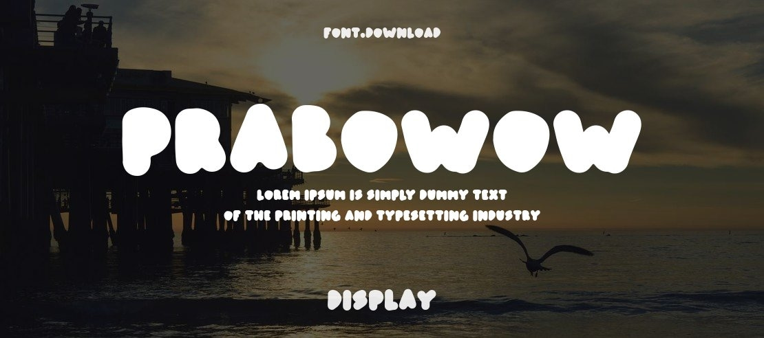 prabowow Font