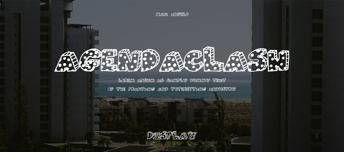 AgendaClash Font