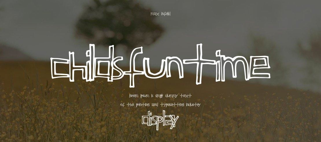 ChildsFuntime Font