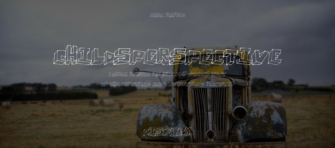 ChildsPerspective Font