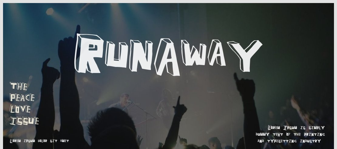 RunAway Font