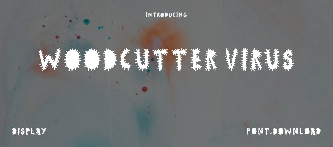 woodcutter VIRUS Font