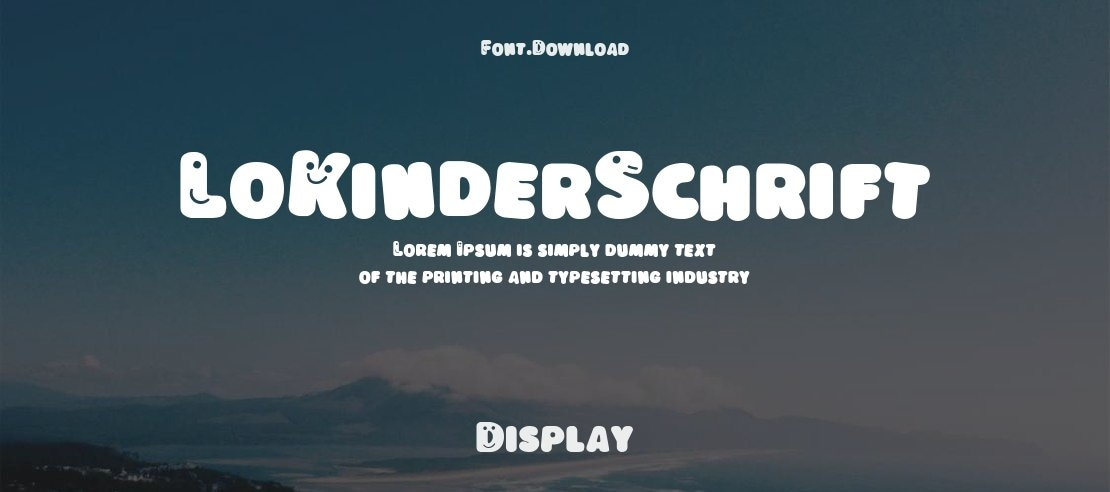 LoKinderSchrift Font Family