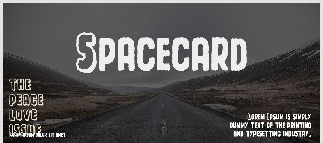 Spacecard Font