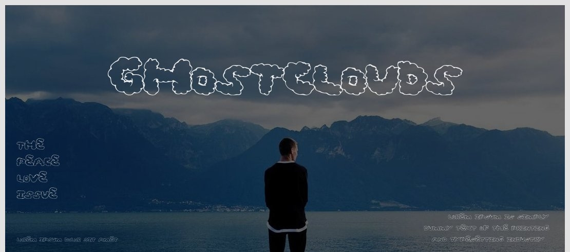 GhostClouds Font