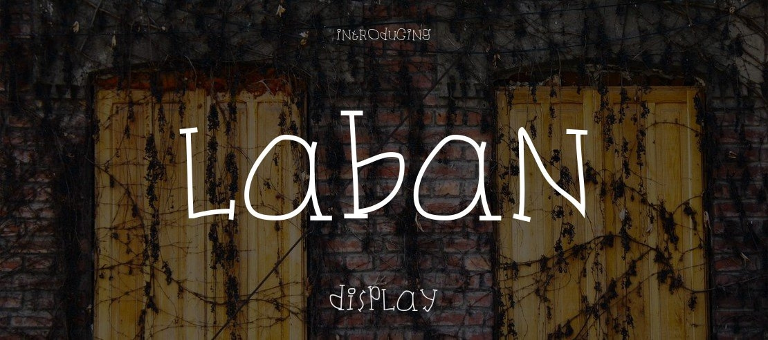 Laban Font Family