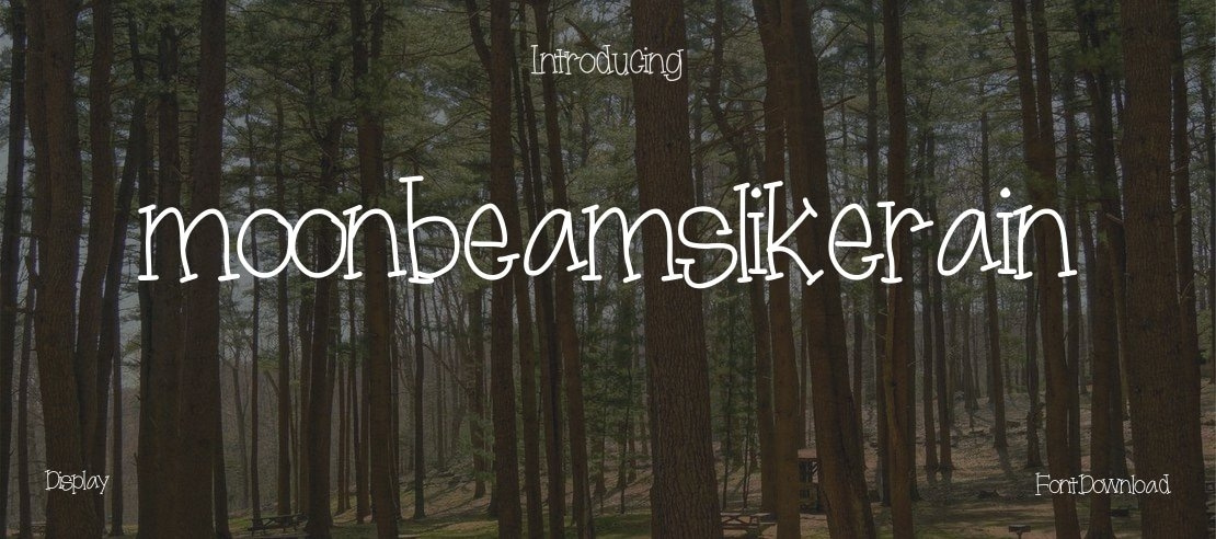 moonbeamslikerain Font