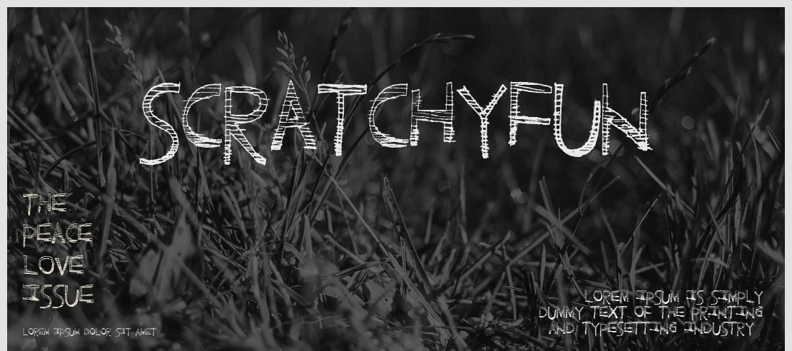 ScratchyFun Font