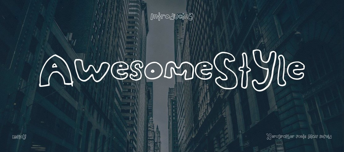 AwesomeStyle Font