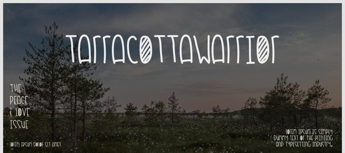 TarracottaWarrior Font