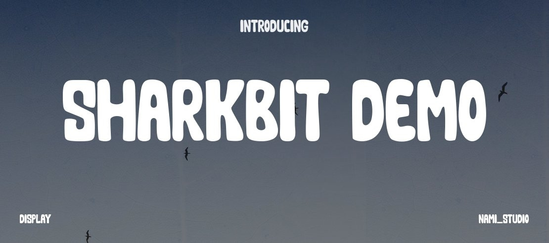 Sharkbit demo Font