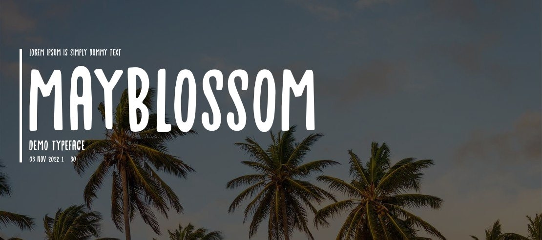 Mayblossom DEMO Font