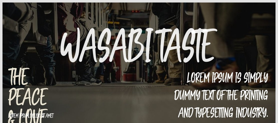 Wasabi Taste Font